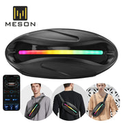 Smart LED Display Satchel – APP-Controlled Dynamic Screen Crossbody Bag