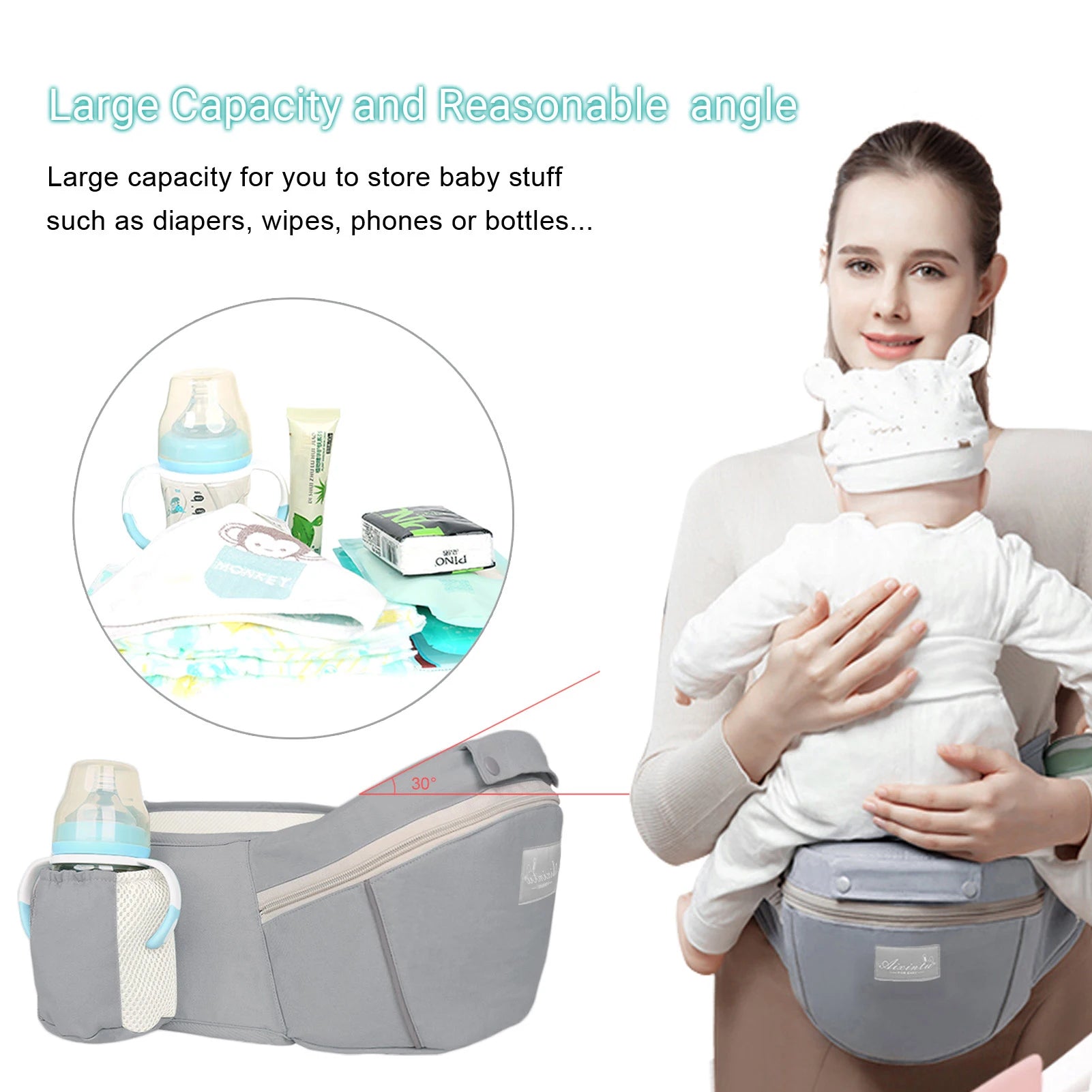 Baby Carrier Ergonomic Infant- Multifunctional Newborn Bag