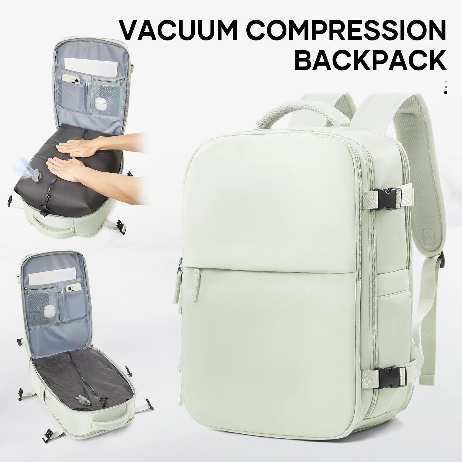 Smart Cabin Backpack with Vacuum Compression
