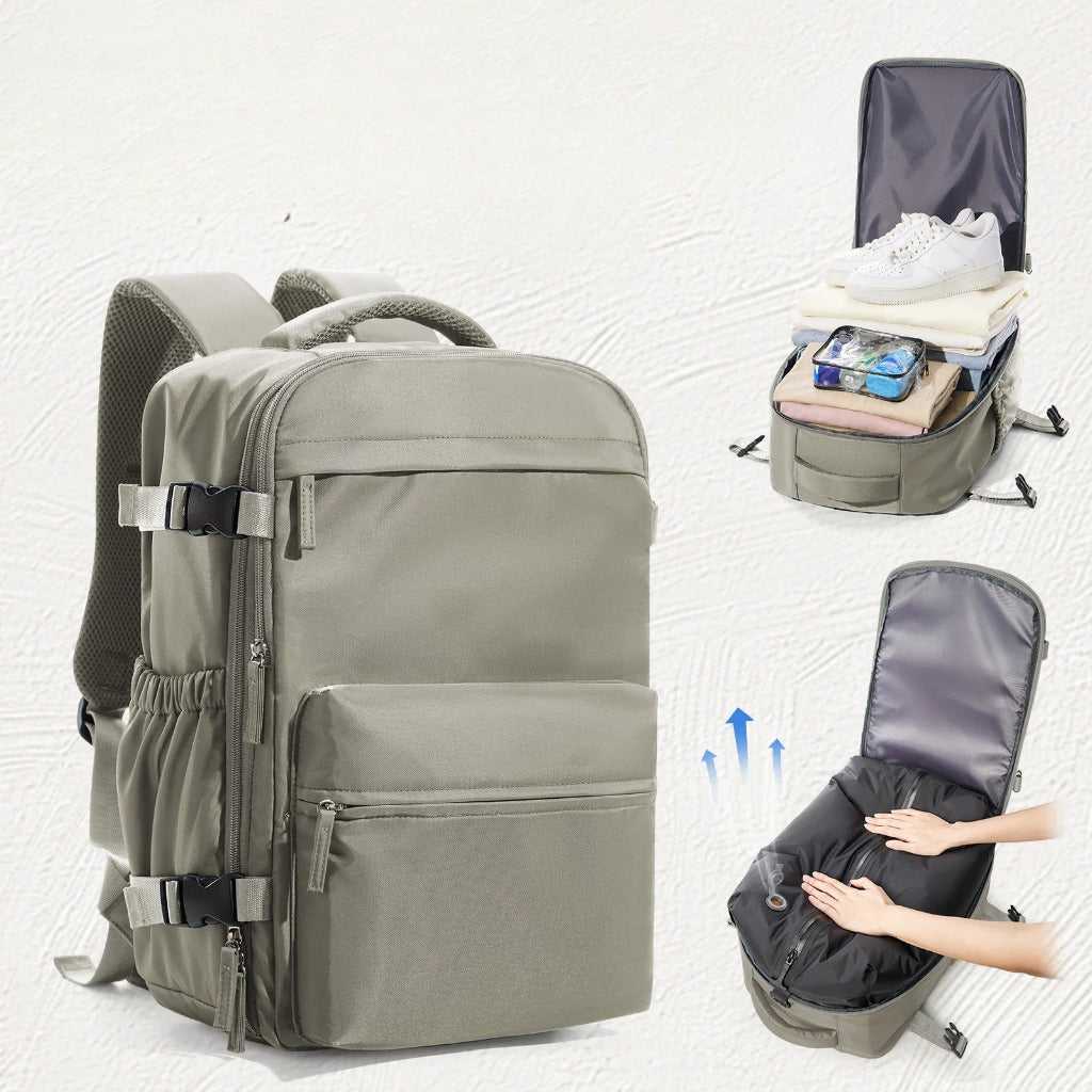 Air Compression Travel Bag – 15.6” Laptop Backpack