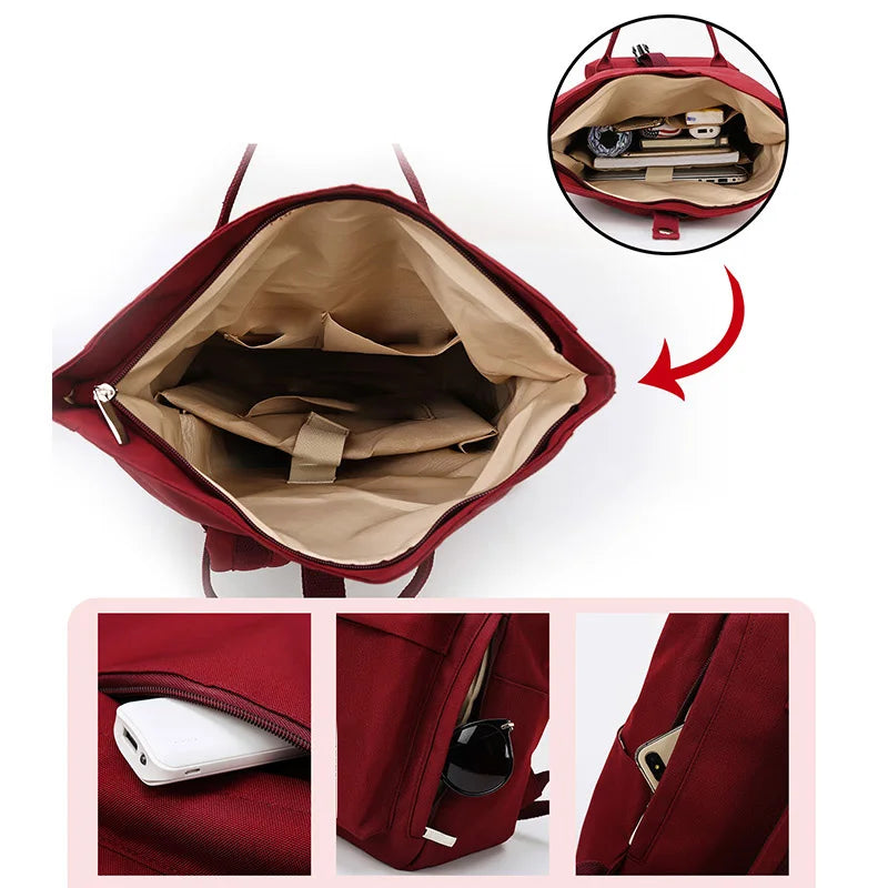 Fashionable College Laptop Bag – Lightweight Travel Backpack