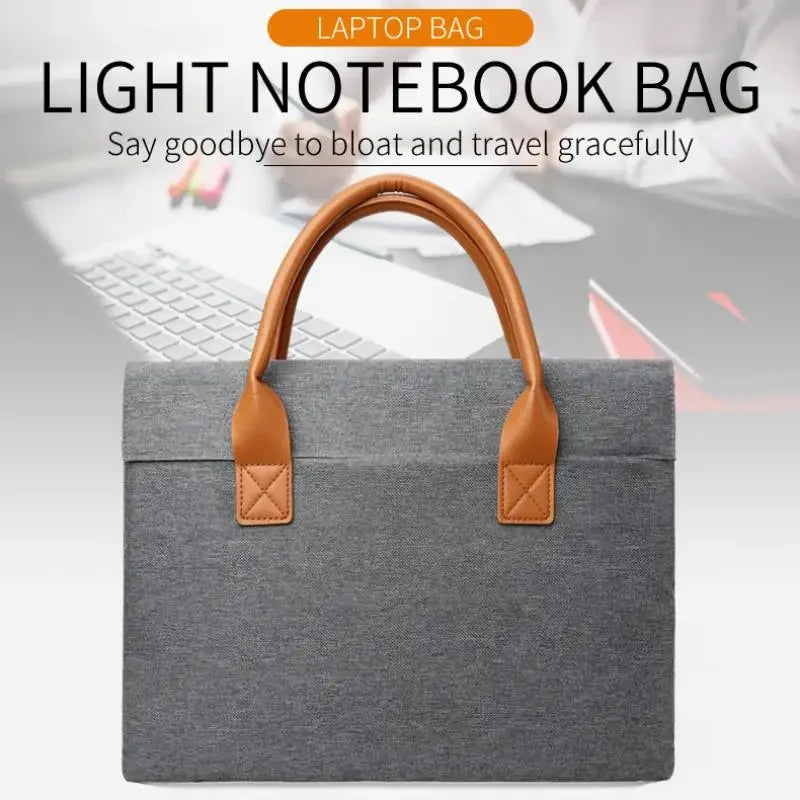 Versatile Portable Business Briefcase – Large Capacity Shoulder Bag with Multiple Pockets