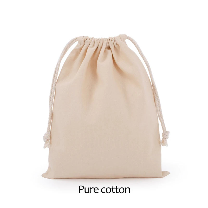 Plain Cotton Canvas Drawstring Bag