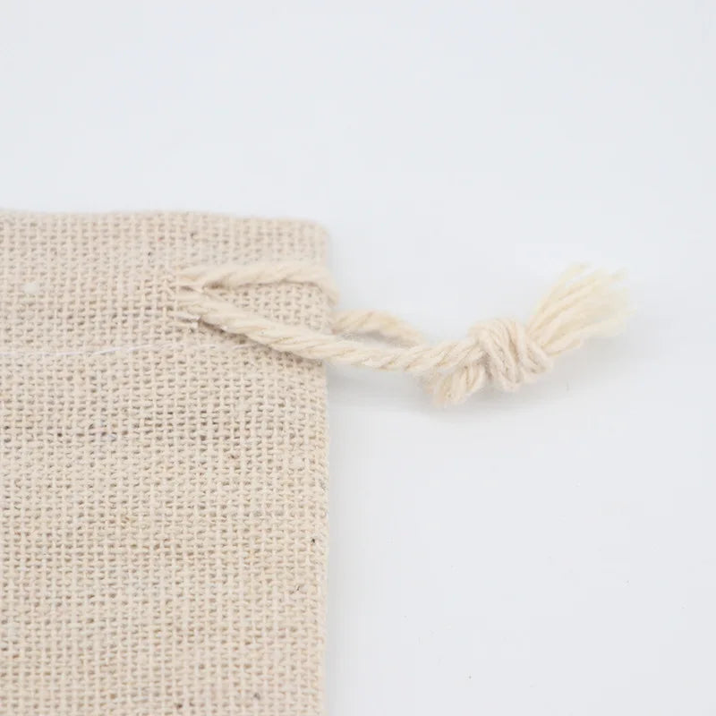 5/10 Pcs Linen Drawstring Gift Bags