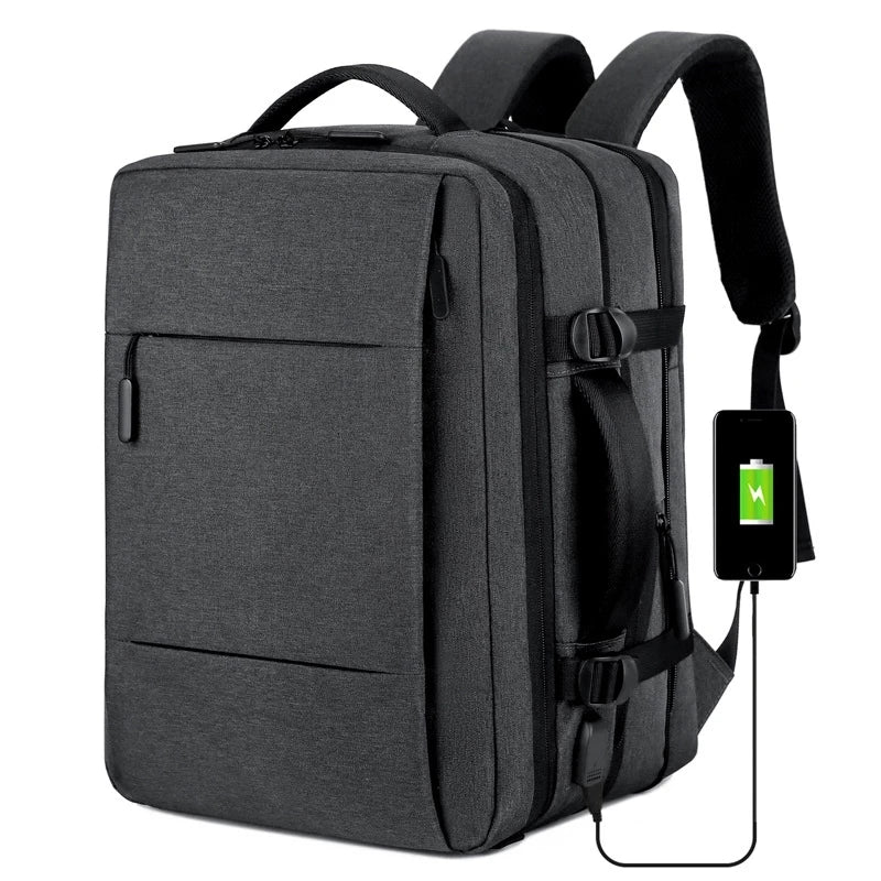 Modern Cabin Backpack with USB Port