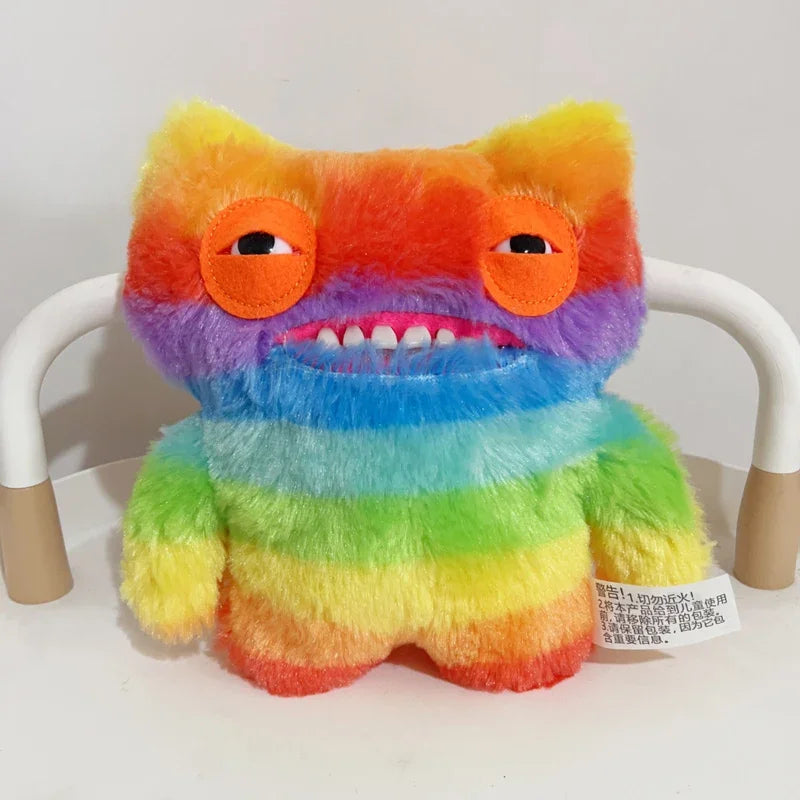 Crazy Monster Plush Toy – Rainbow Rabbit Ugly Cute Plush Doll
