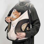 Pet Carrier Shoulder Backpack – Portable Travel Bag