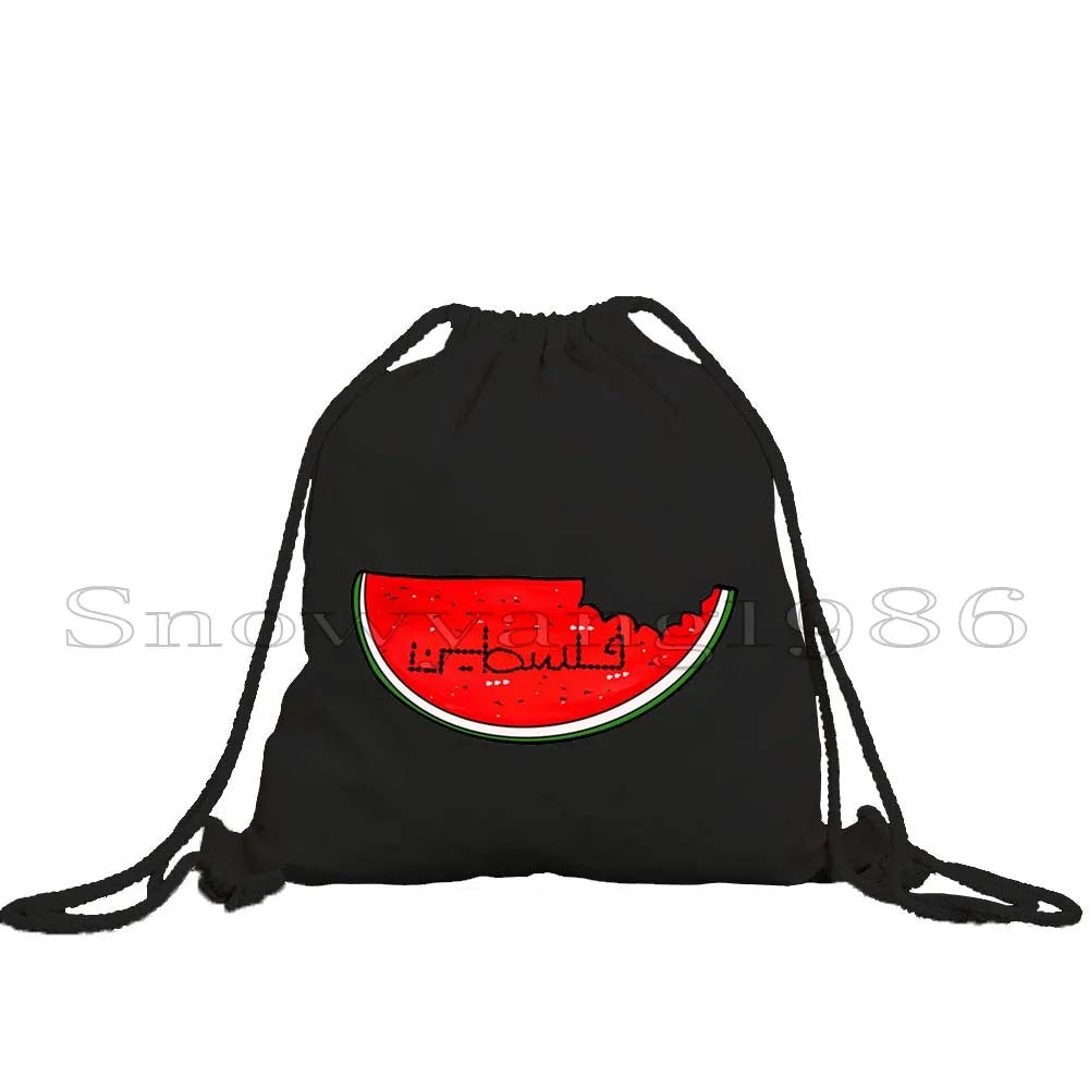Cute Watermelon Drawstring Bag