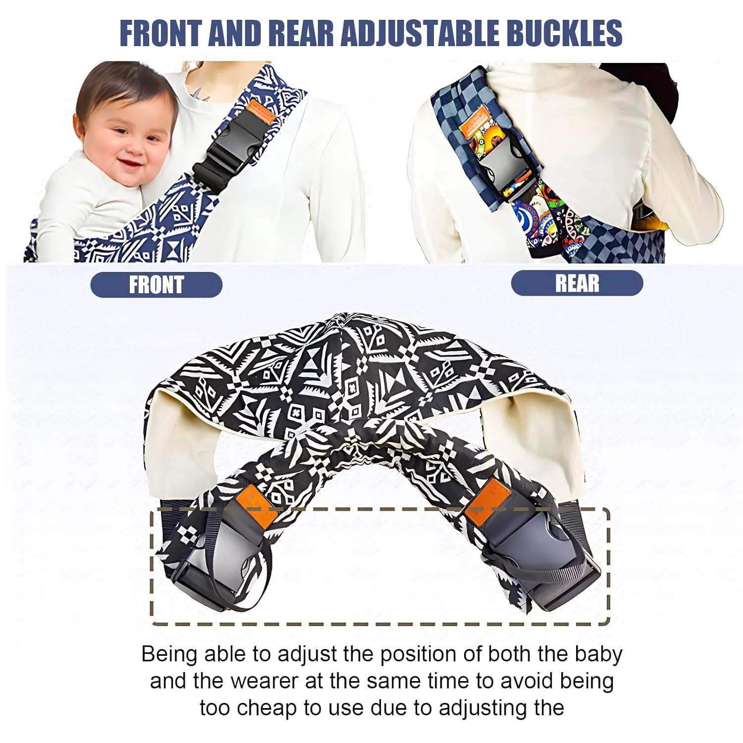 Soft Baby Carrier for Newborns with Waist Stool-Four-Seasons Universal Infant Sling