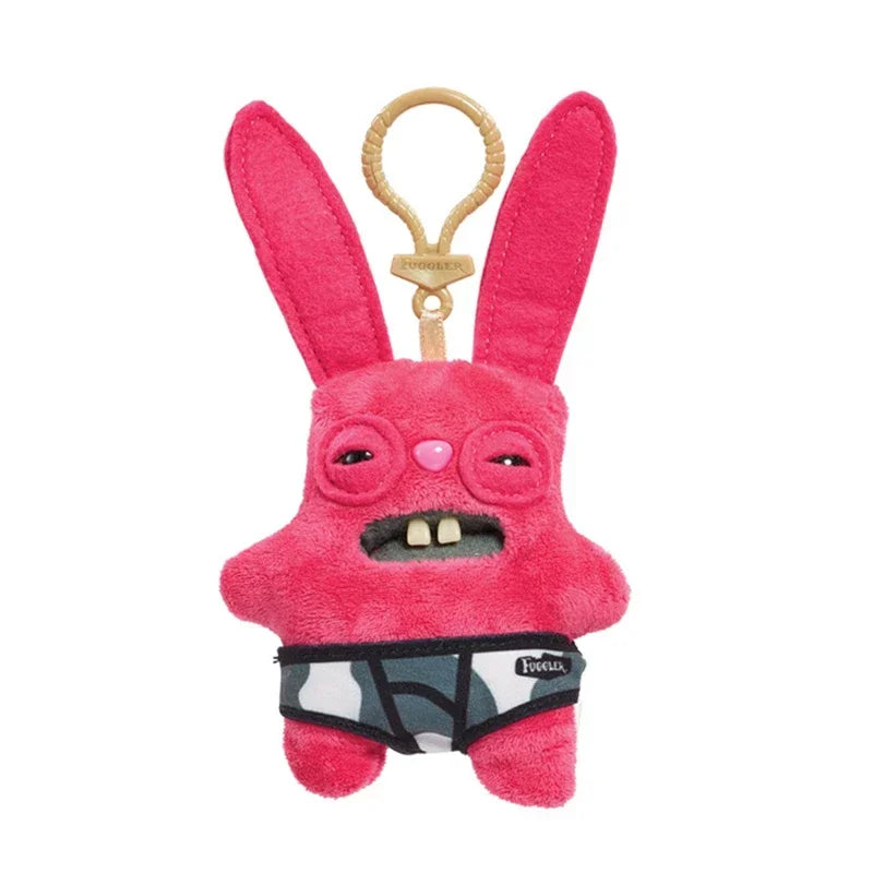 Fuggler Monster Plush Keychain – Cute Ugly Stuffed Pendant