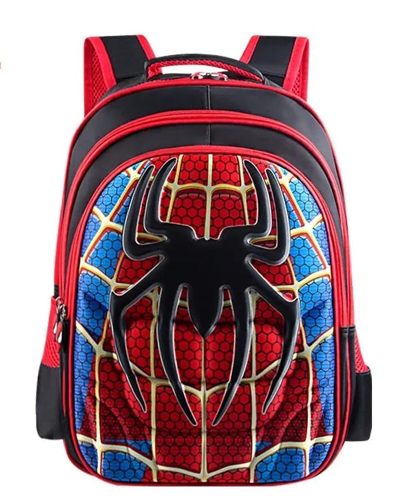 Spider King 3D Kids Backpack - Durable and Stylish Design