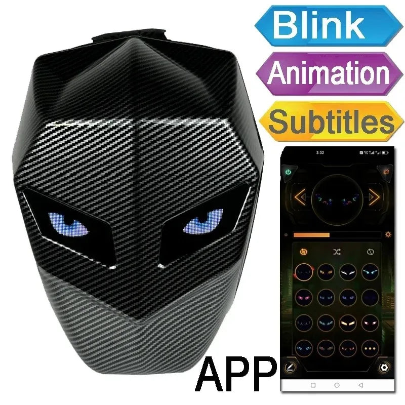 Waterproof Helmet Backpack – Hard Shell LED Motorcycle Bag