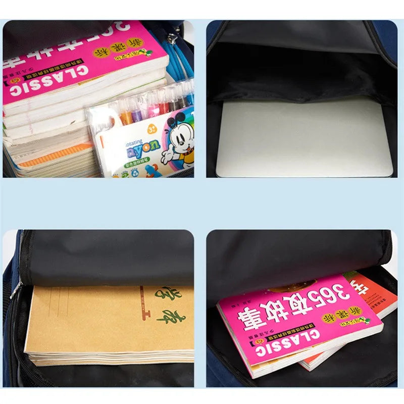 Large Capacity Waterproof Backpack – Ideal for School and Daily Activities