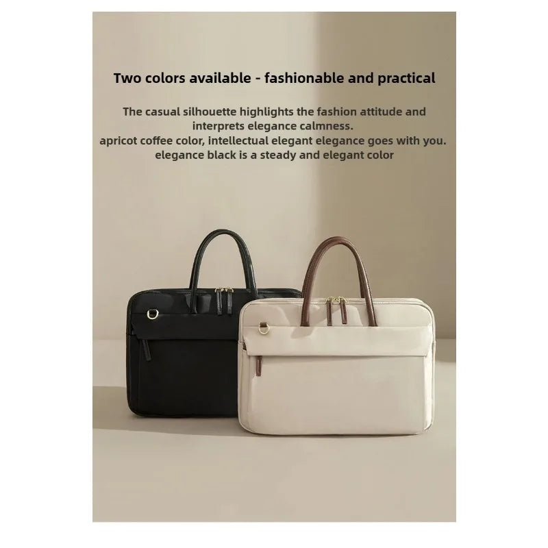 Stylish Solid Color Laptop Bag Briefcase – Work & Office Bag
