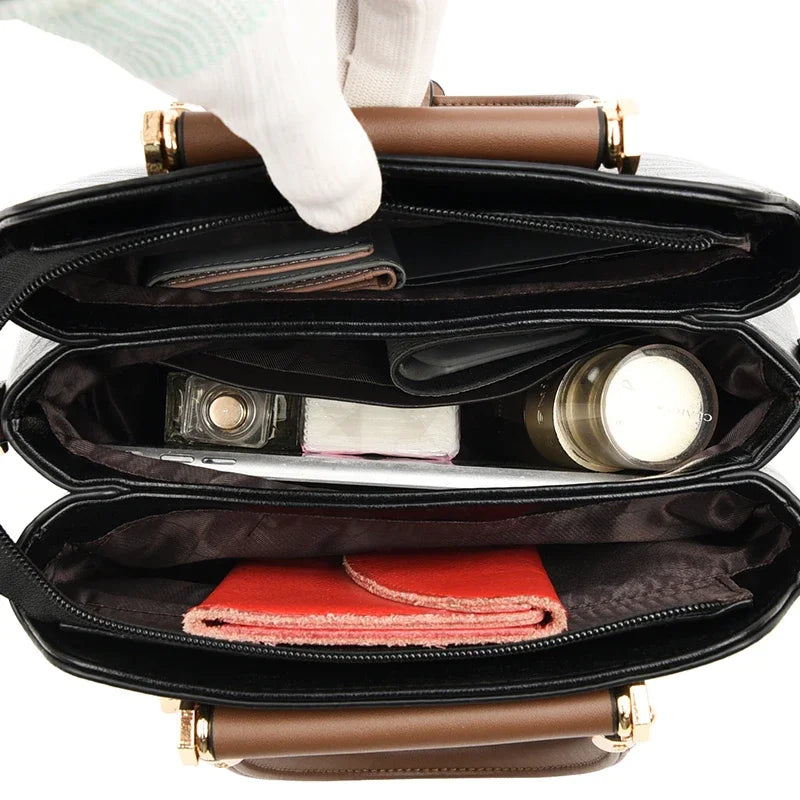 Compact Designer Handbag – Soft Leather