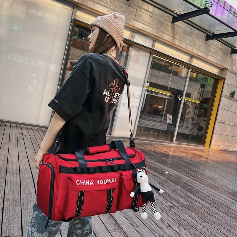 Spacious Travel Duffle Bag-Casual Waterproof Bag