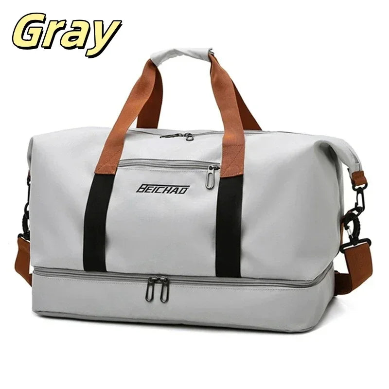 Durable Wet Dry Travel Duffle Bag – Wet Separation Duffel Bag