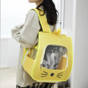 Pet Cat Carrier Bag – Breathable Outdoor Portable Backpack