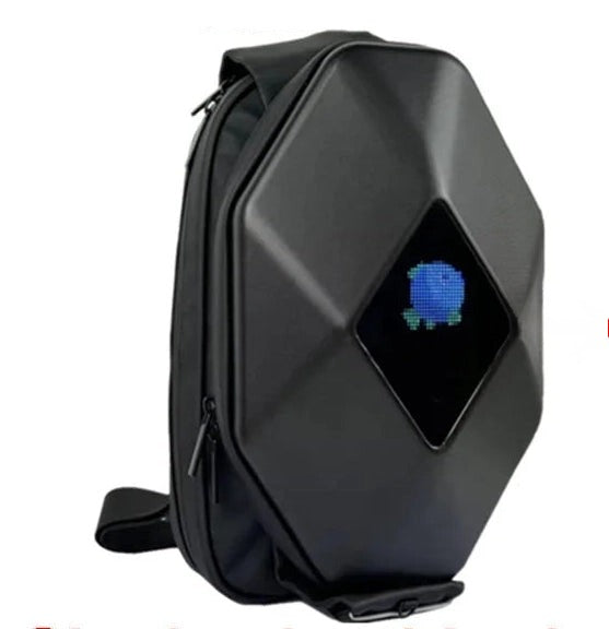 Waterproof Helmet Backpack – Hard Shell LED Motorcycle Bag