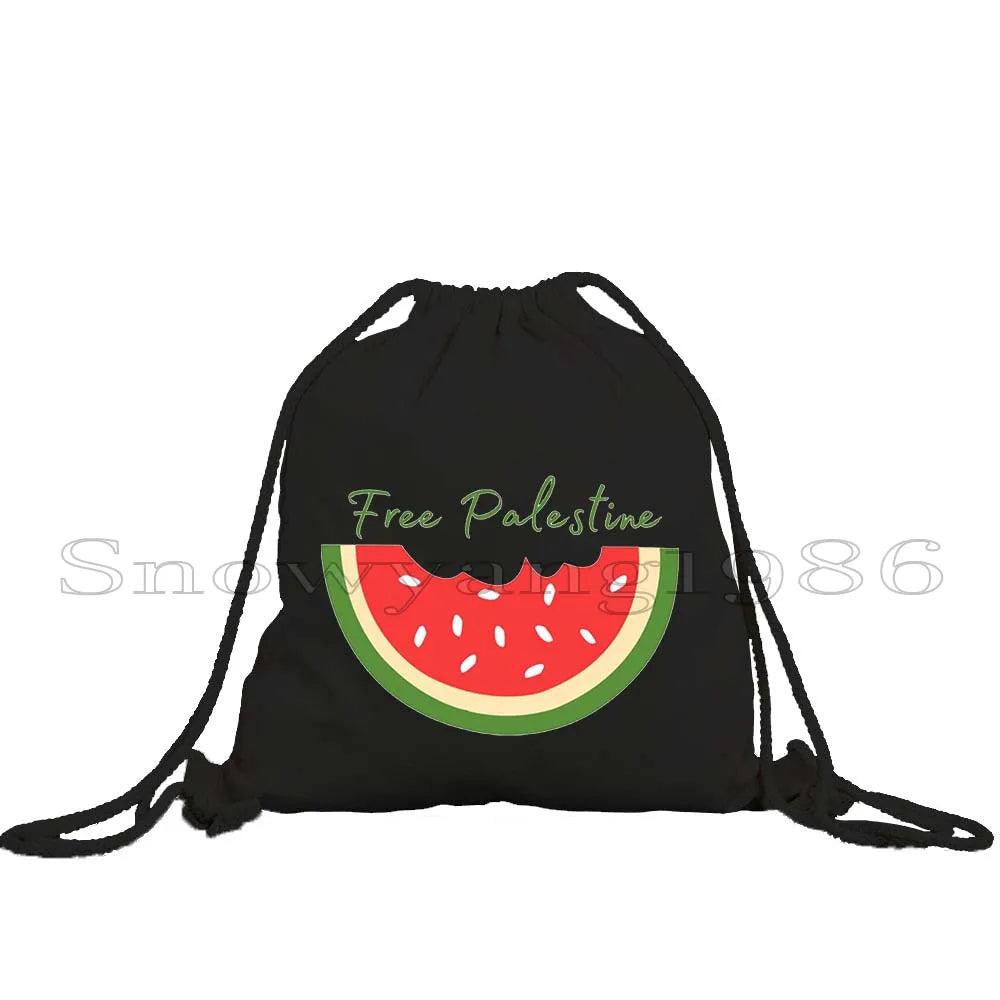 Cute Watermelon Drawstring Bag