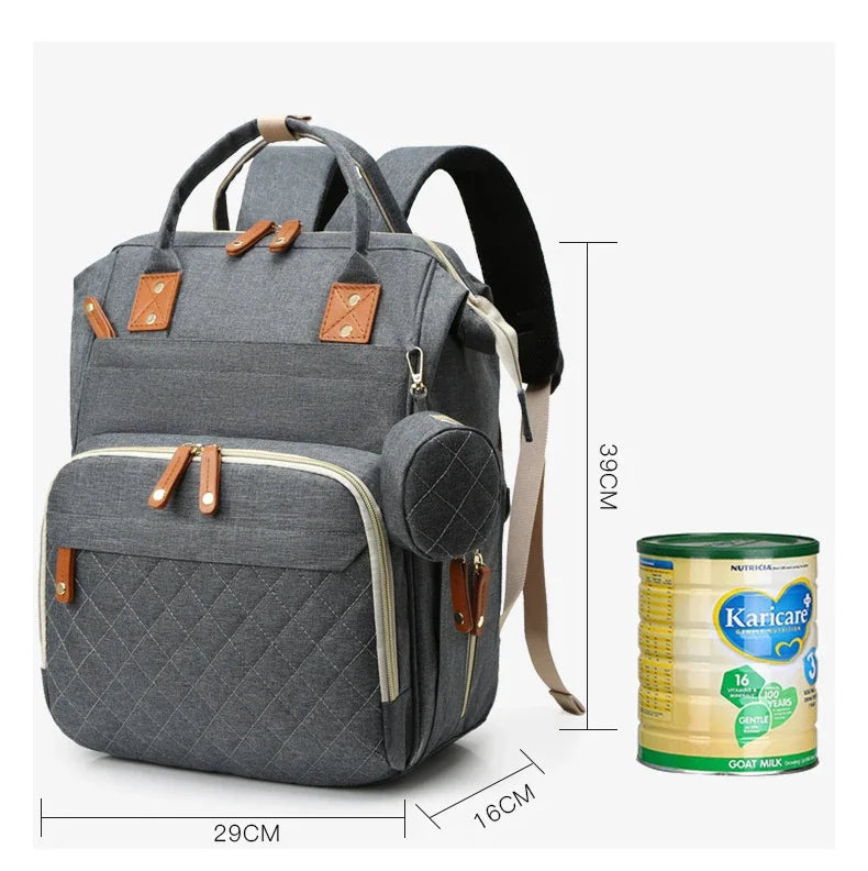 USB Diaper Bag Backpack – Large Capacity Mommy Maternity Bag