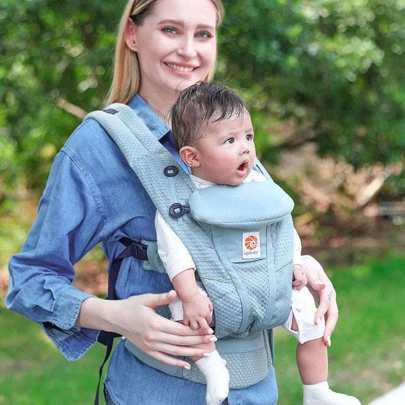Baby Carrier with Hip Seat- Multifunctional Newborn to Toddler Carrier
