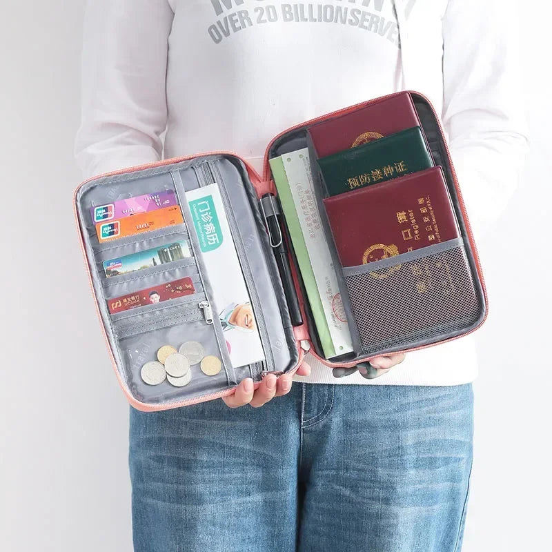 Compact Passport Holder – Waterproof Travel Accessory