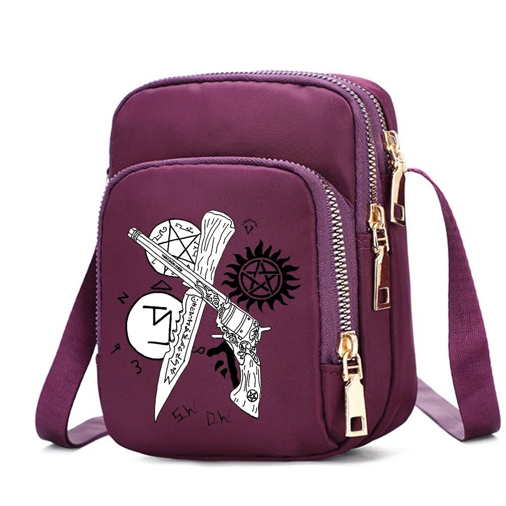 Cute Supernatural Handbag – Small Crossbody Bag