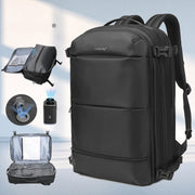 Smart Expandable Compression Backpack – USB Charging, Travel Bag