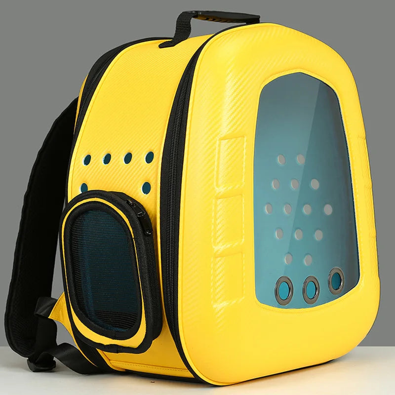EVA Space Capsule Cat Backpack – Transparent, Breathable & Portable Pet Carrier