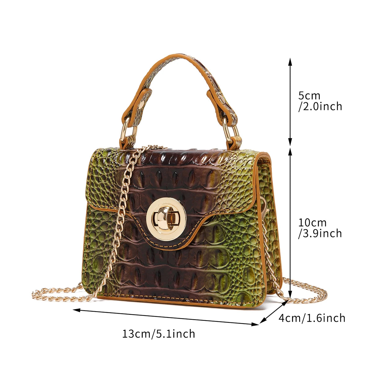 Colorful Mini Handbag – Cute Small Shaped Wallet-Size Purse