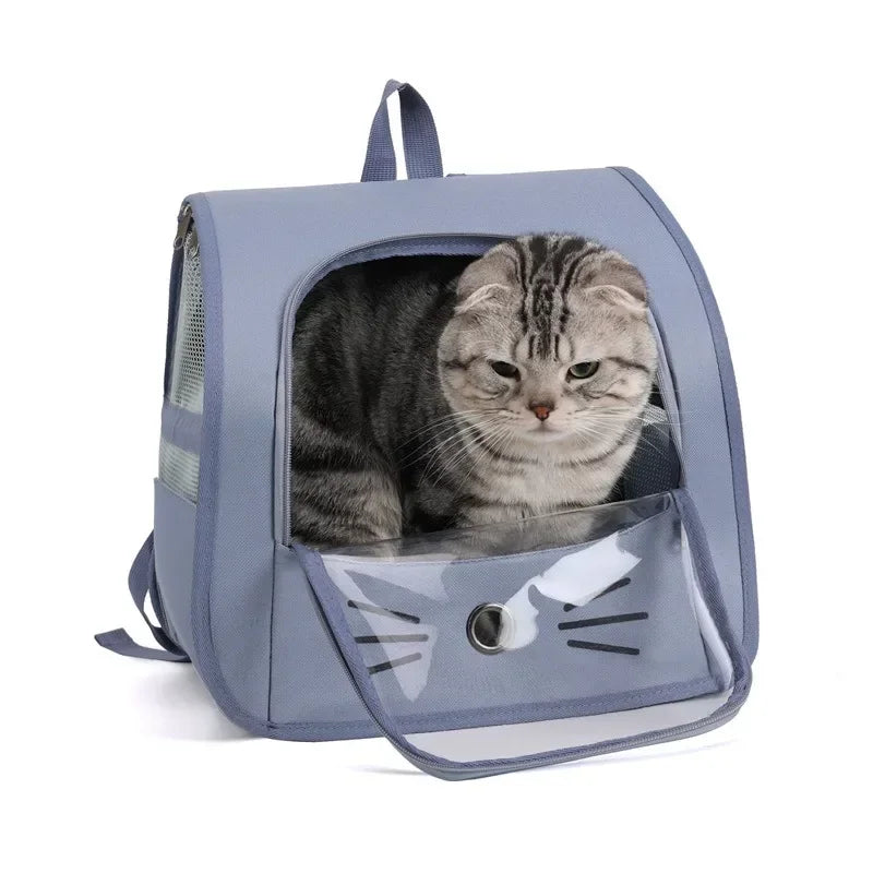 Pet Cat Carrier Bag – Breathable Outdoor Portable Backpack
