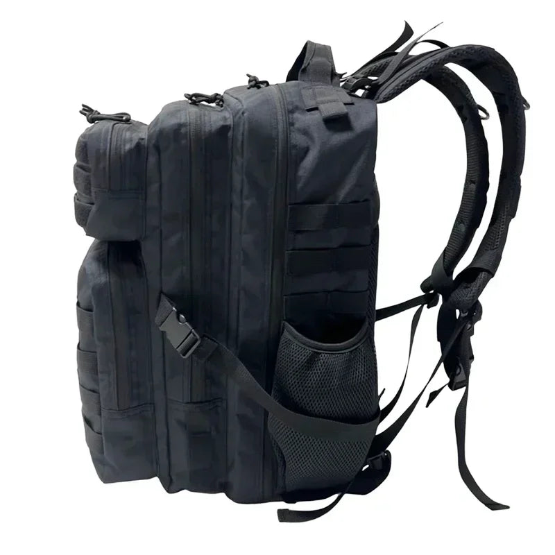 Waterproof Nylon Tactical Bag – 35L/50L Molle Backpack for Trekking & Adventure