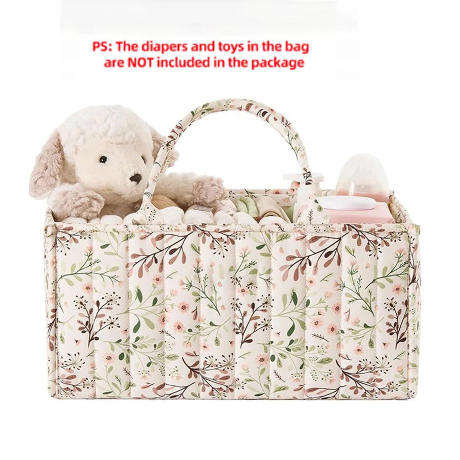 Baby Essentials Storage Bag – Diaper Stackers & Organizer Bag