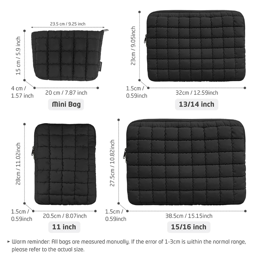 MacBook & iPad Laptop Sleeve Set – Lightweight Protective Carry Case