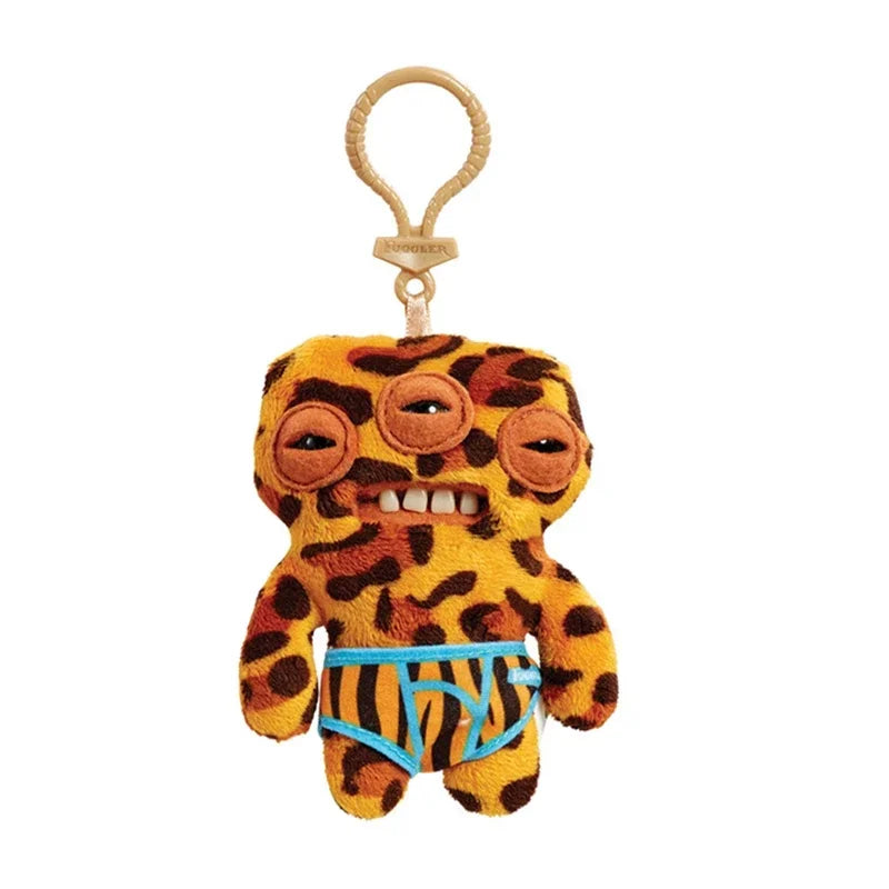 Fuggler Monster Plush Keychain – Cute Ugly Stuffed Pendant