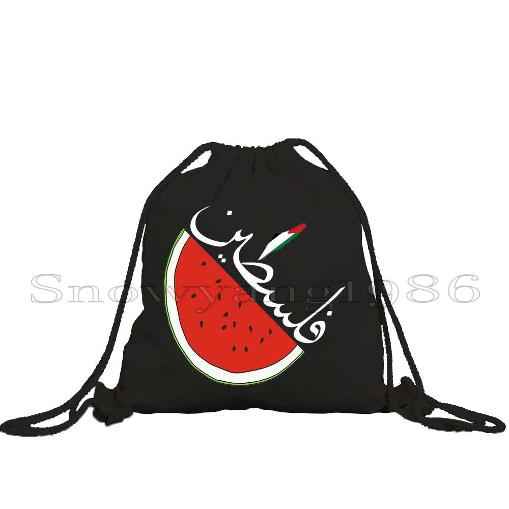 Cute Watermelon Drawstring Bag