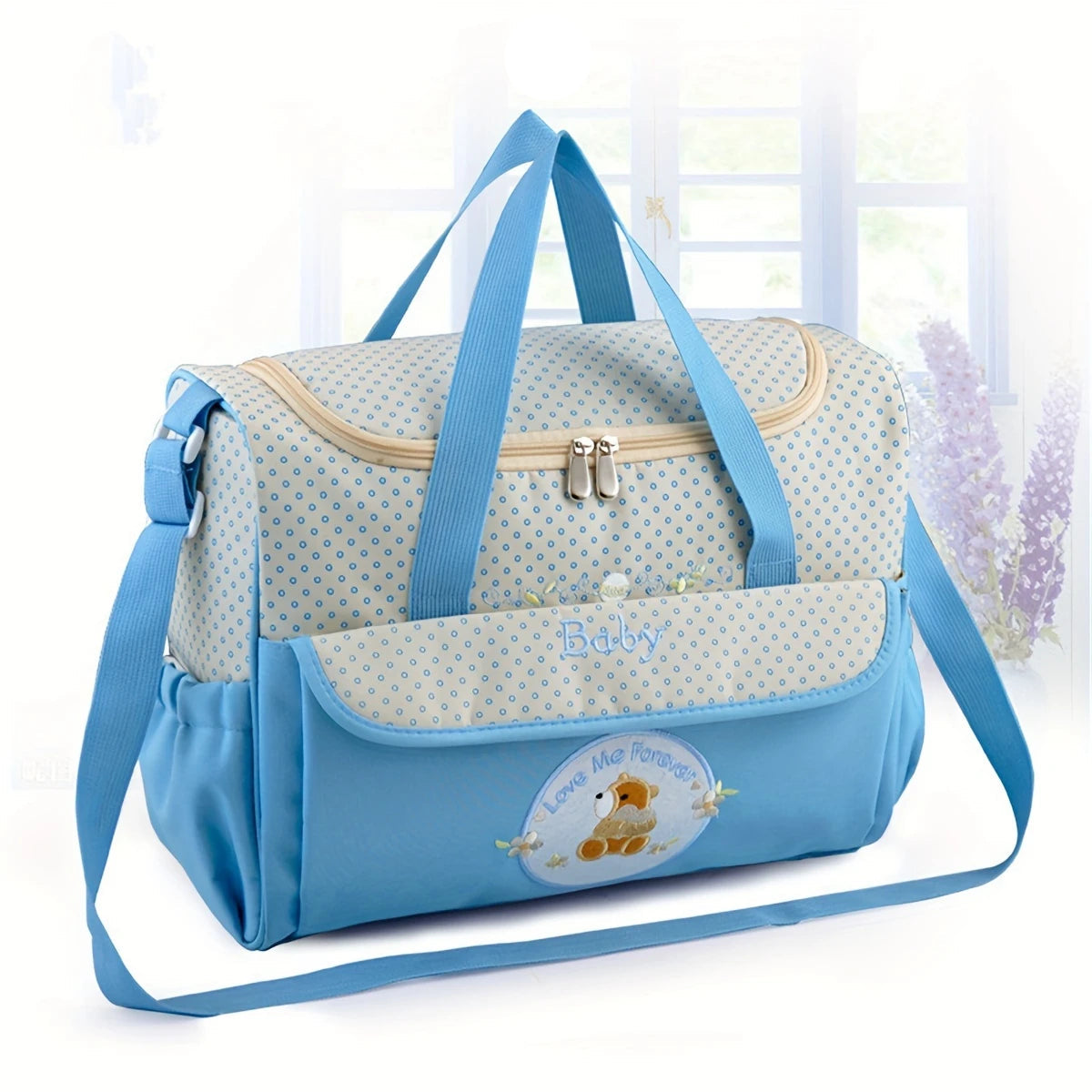 Cartoon Bear Mommy Diaper Bag – Lightweight Large Capacity Bag