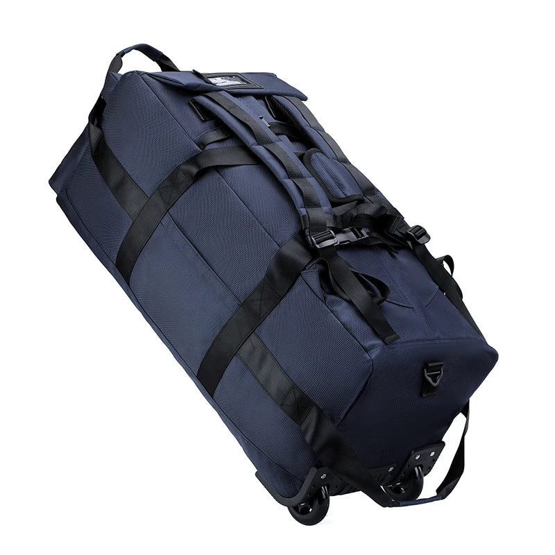 Heavy-Duty 80L Wheeled Duffel – Foldable Travel Bag