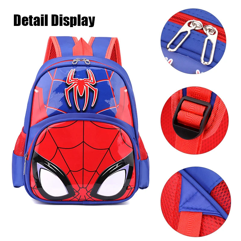 New Disney School Bag for Boys - Waterproof 3D Cartoon Backpack