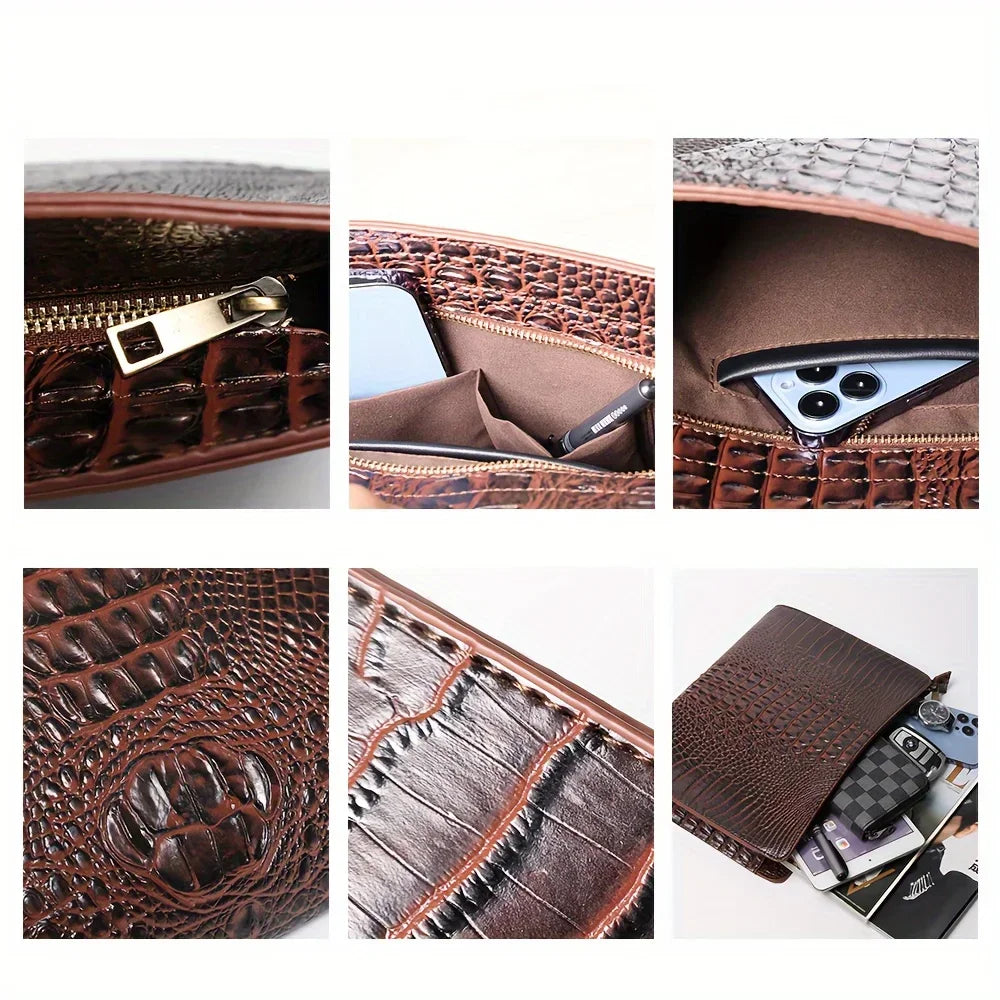 Designer Croco Pattern Handbag-Professional Handbag