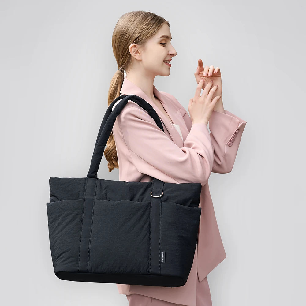 Ladies Large Capacity Laptop Bag – 15.6/16 Inch Shoulder Handbag