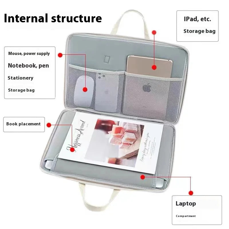 Cute Waterproof Laptop Sleeve 13–16 Inch for MacBook & Notebooks