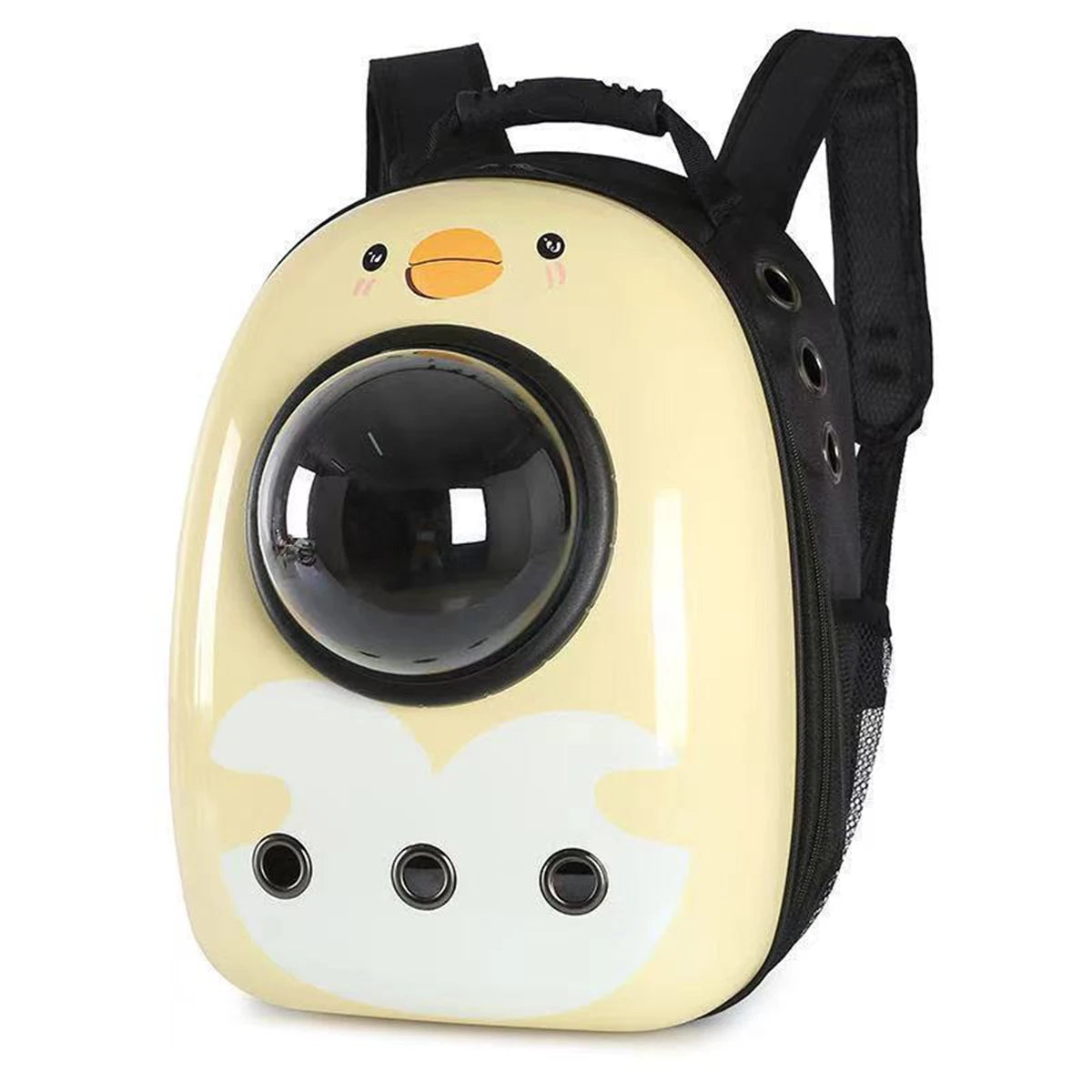 Spacecraft Pet Backpack – Large Capacity Portable Cat & Dog Carrier Bag