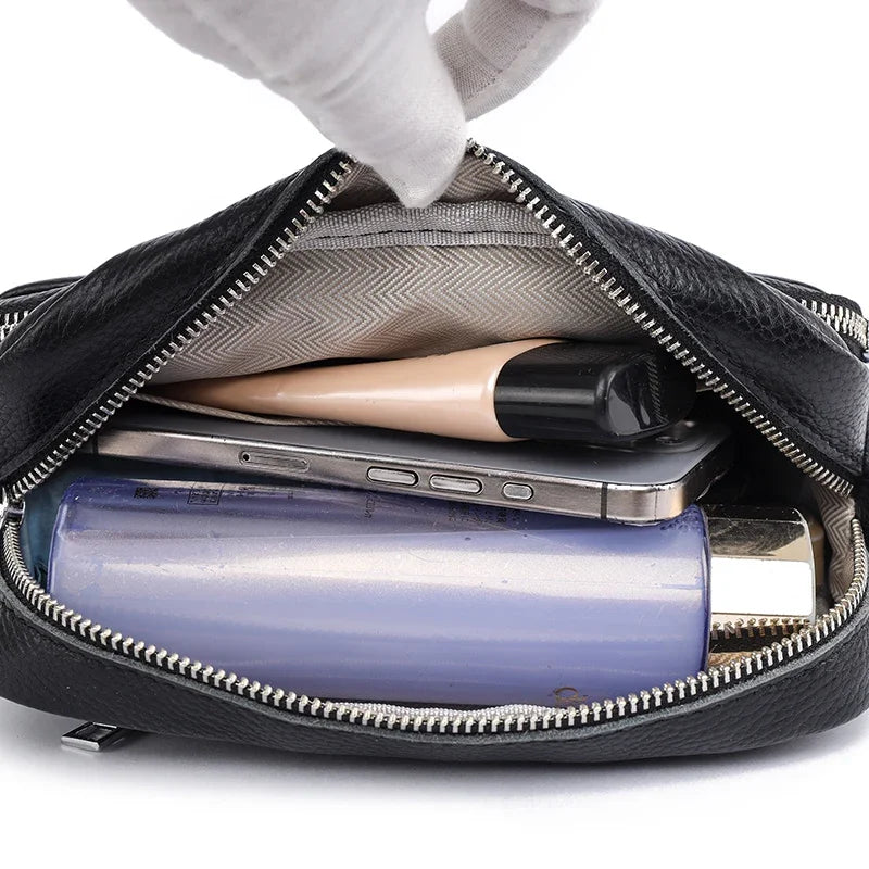 Premium Leather Crossbody Bag- Casual Luxury Bag