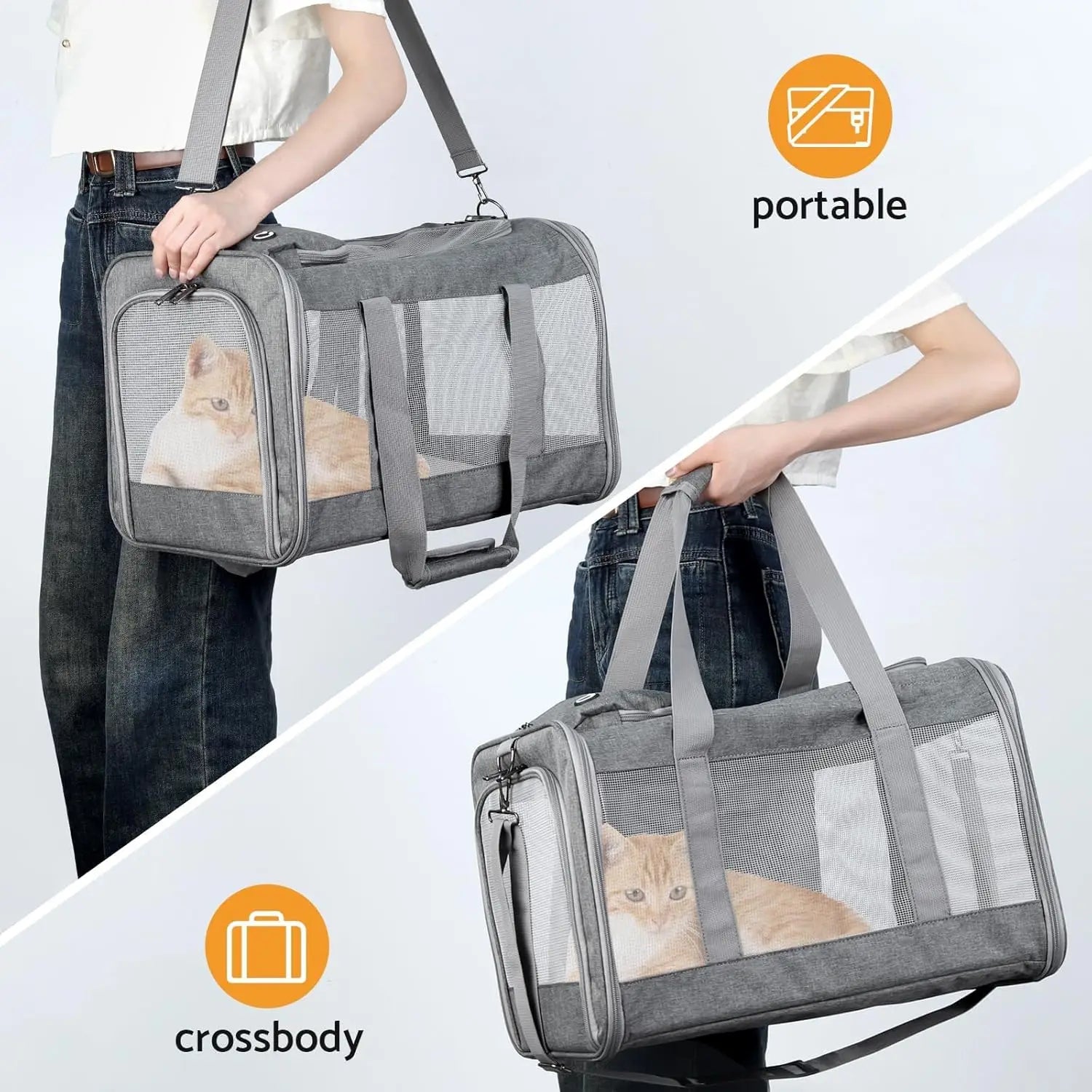 Airline Approved Pet Carrier – Soft Travel Bag for Cat