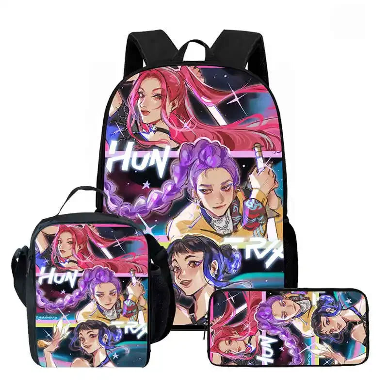 Disney KPop Demon Hunters Backpack Set