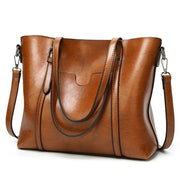 Vintage Leather Shoulder Tote