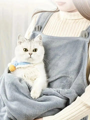 Portable Pet Apron Bag – Cozy Chest Pouch for Cats