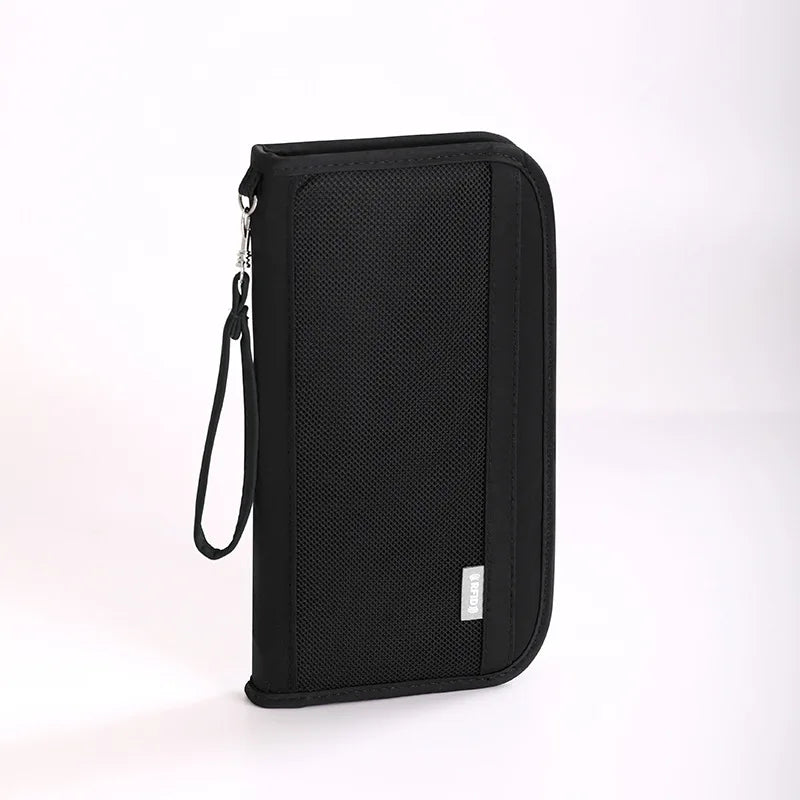 Large Travel Wallet – Anti-Theft Passport Card Organizer